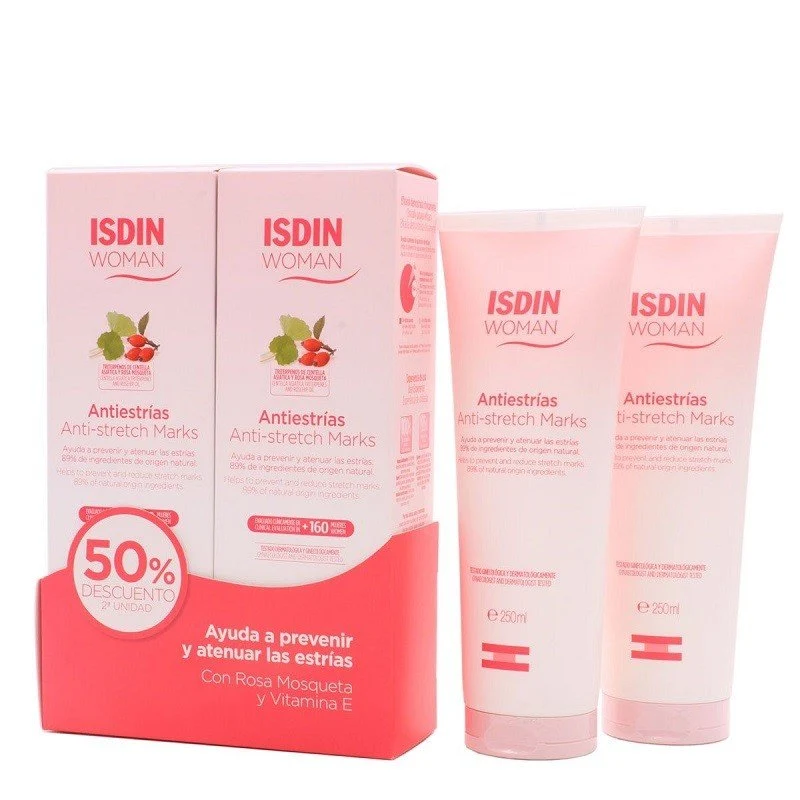 ISDIN Woman Antiestrías Duplo PACK OFERTA 2x250ml