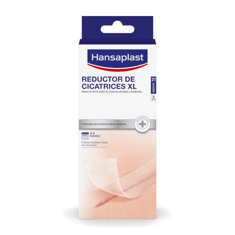 HANSAPLAST Reductor de Cicatrices XL 21 apósitos 146x30mm