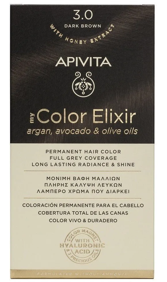 APIVITA Tinte 3.0 Castaño Oscuro My Color Elixir