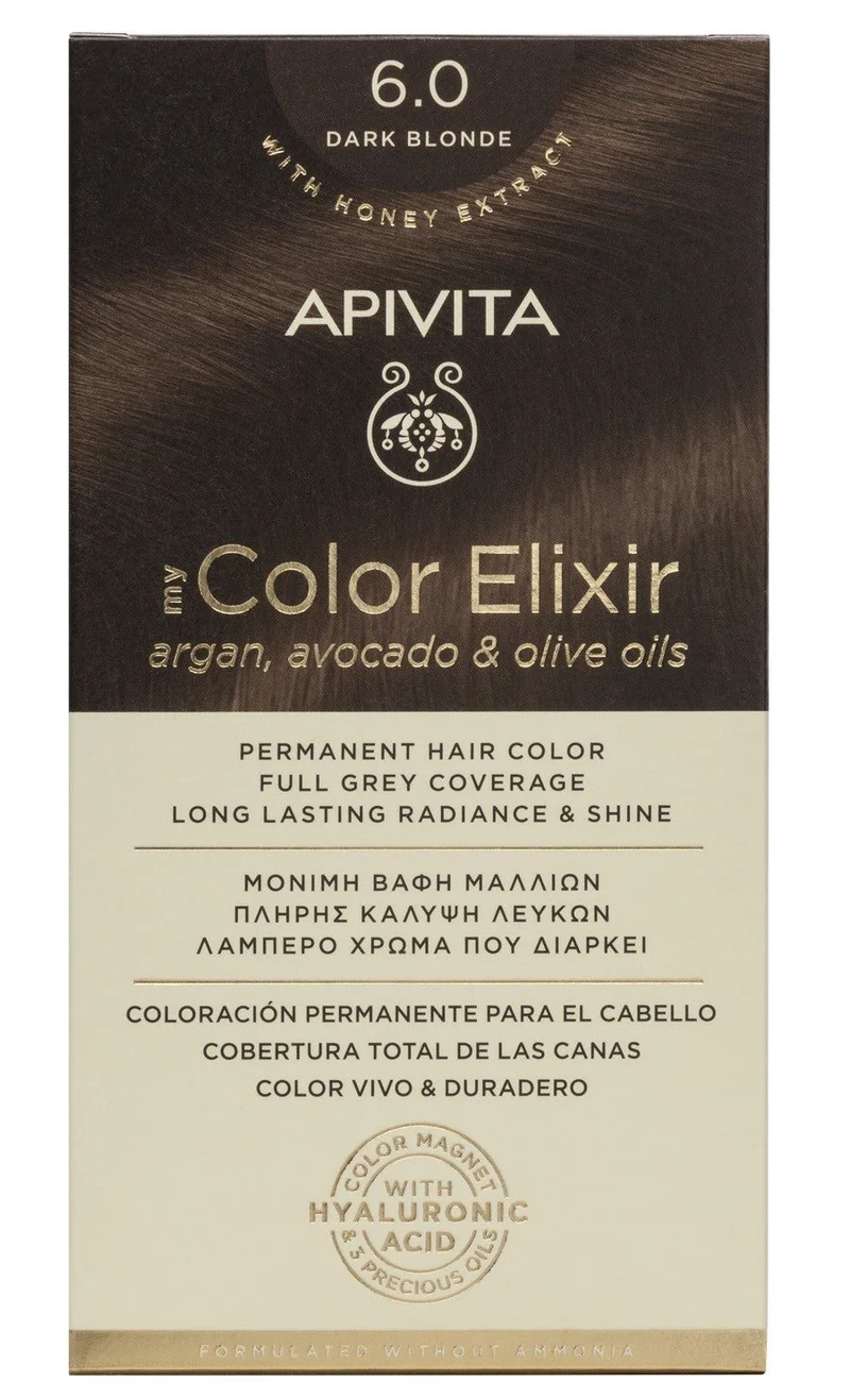 APIVITA Tinte 6.0 Rubio Oscuro My Color Elixir