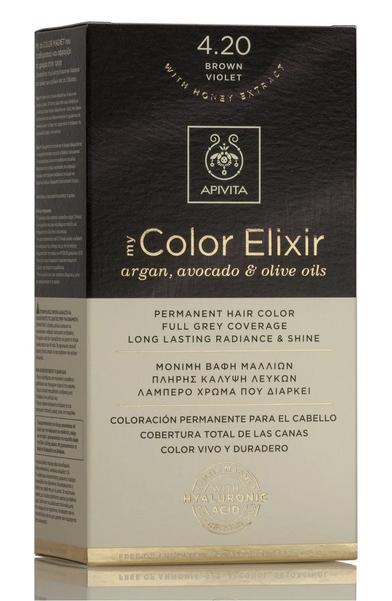 APIVITA Tinte 4.20 Castaño Violeta My Color Elixir
