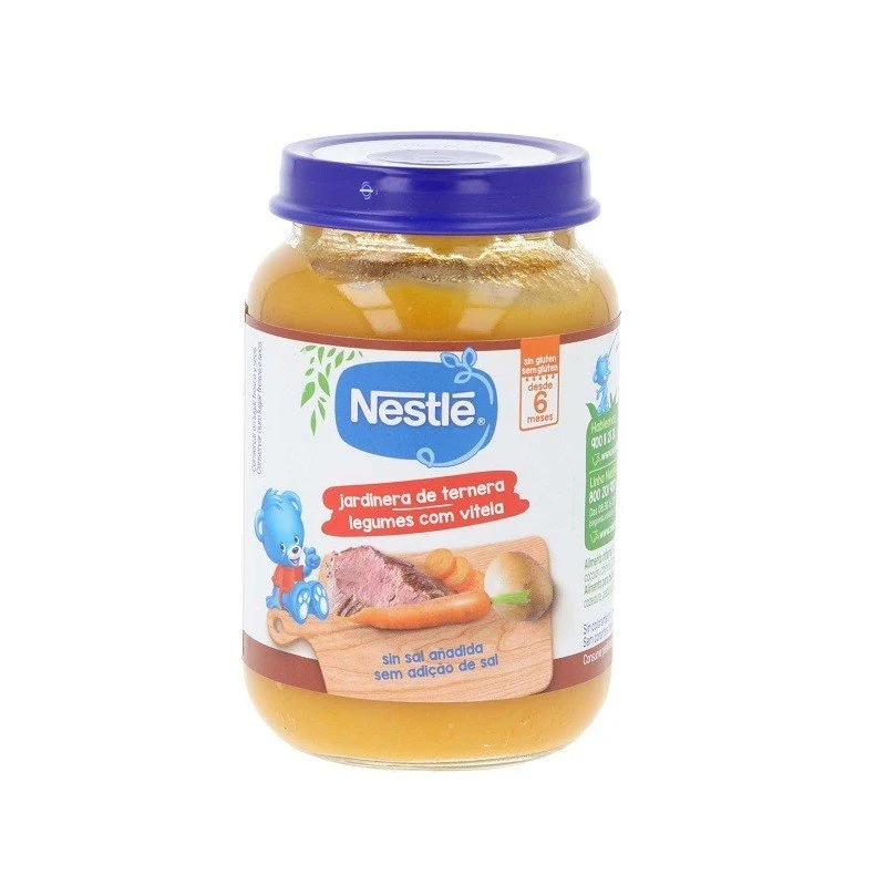NESTLÉ Tarrito Jardinera de Ternera + 6 meses 190g