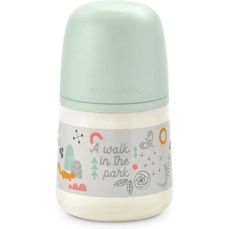 SUAVINEX Biberón Clásico 150ml T1M (Walk Verde)