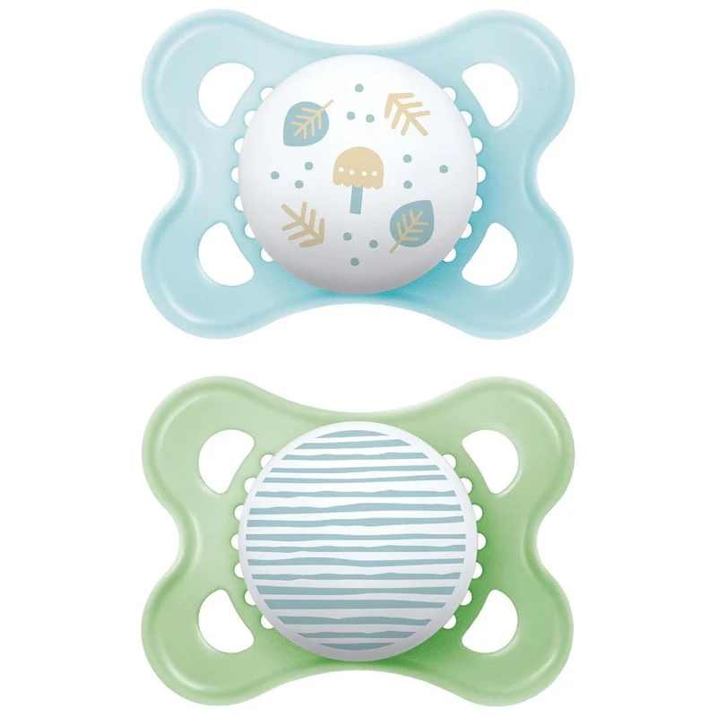 MAM Chupete Original Silicona 2-6M 2 Unidades Azul