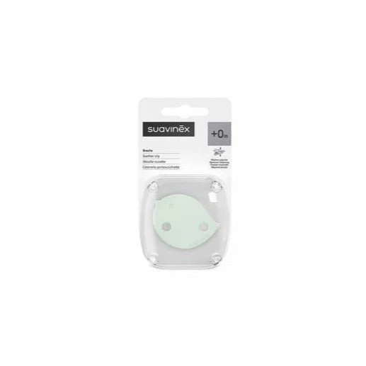 SUAVINEX Broche de Pinza Decorado (Pajarito Verde)