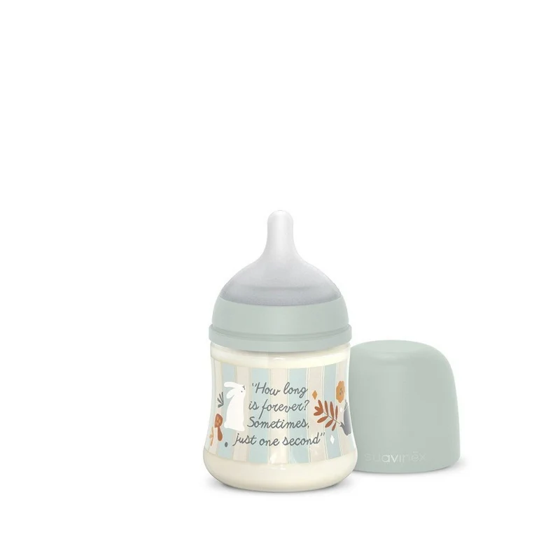 SUAVINEX Biberón Wonderland Poliamida SX Pro 150ml Conejo Azul Rayas