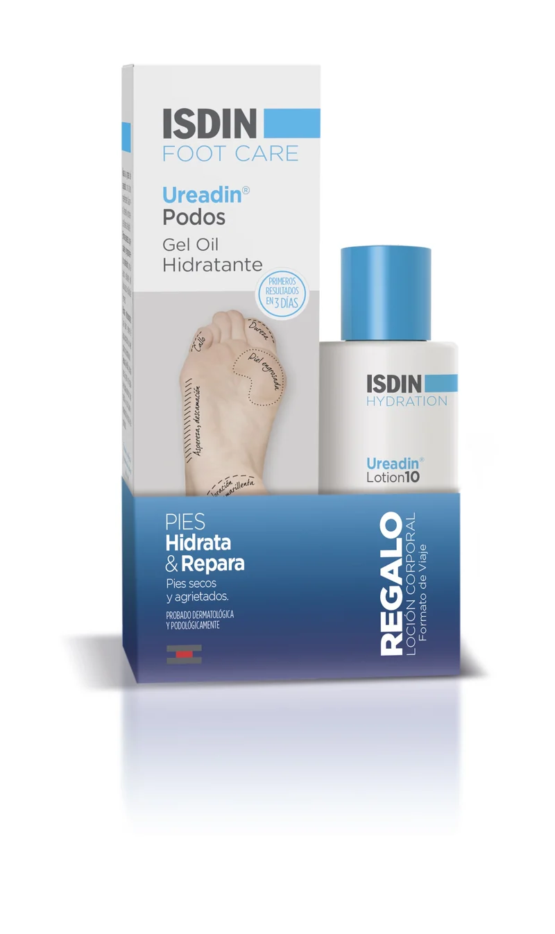 ISDIN Ureadin Podos Gel Oil Hidratante 75ml + Regalo Ureadin Lotion 10 100ml