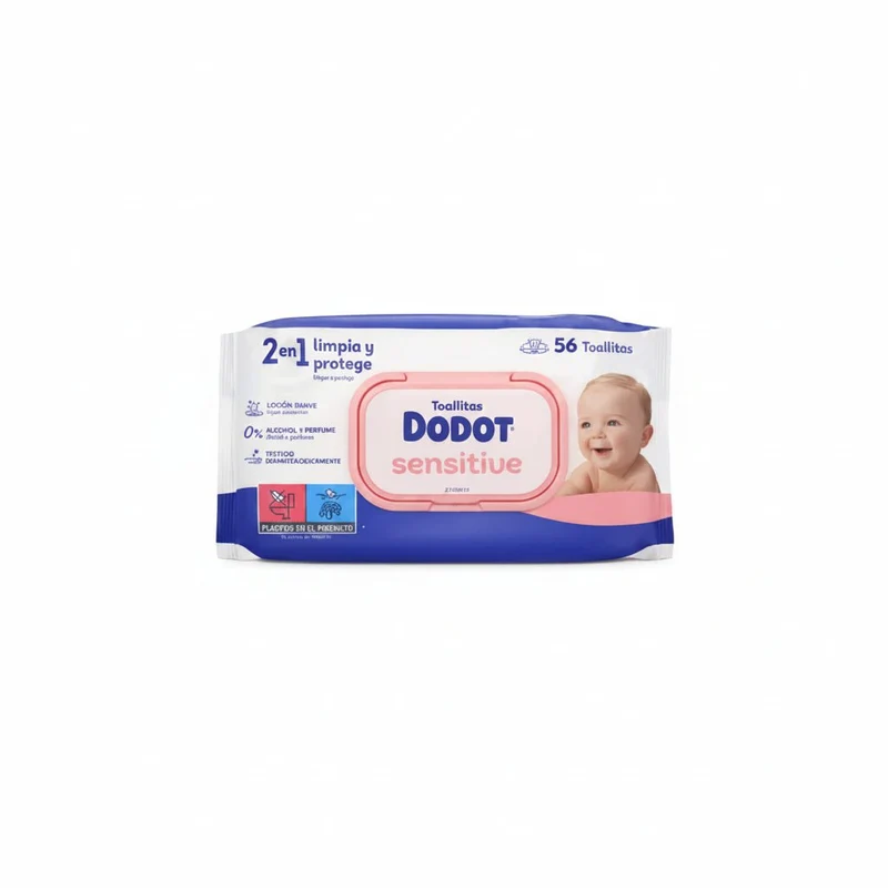 DODOT Sensitive Toallitas para Bebés 54 toallitas