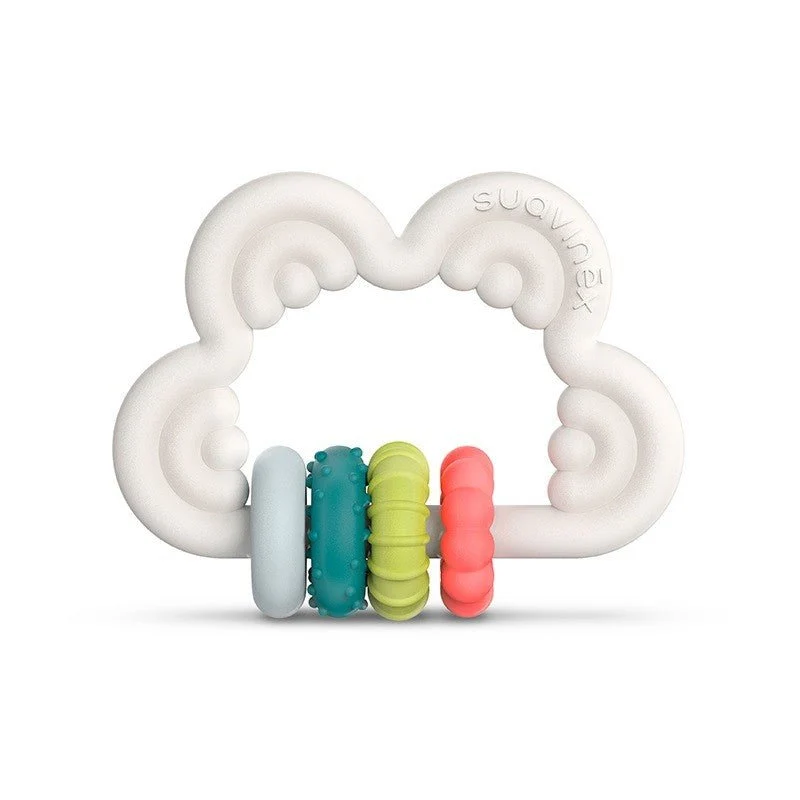SUAVINEX Mordedor Didáctico de Silicona +6m Nube Colorines Etapa 3