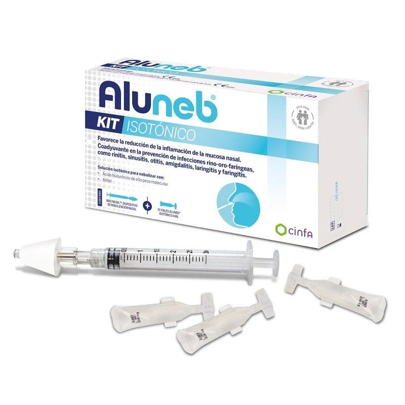 Aluneb Kit Isotónico 15 Viales de 4ml +1 Dispositivo