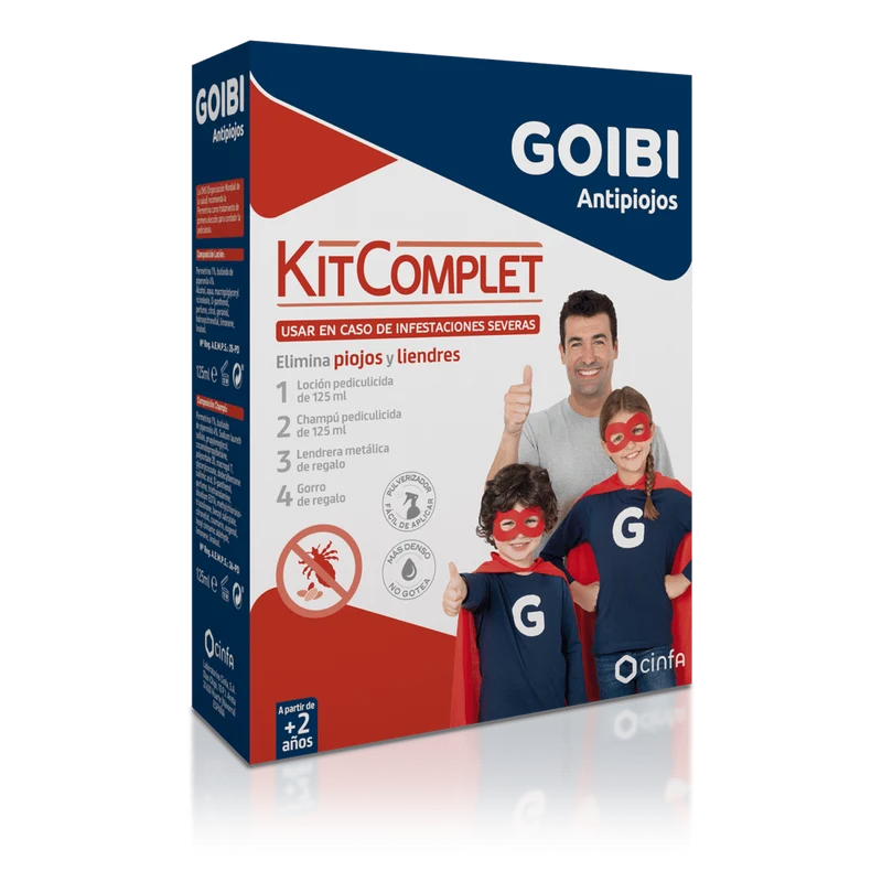 GOIBI Antipiojos Kit Complet + Peine