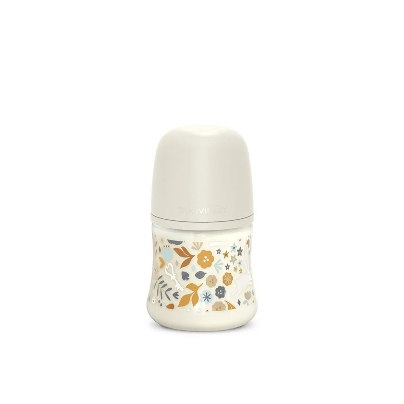 SUAVINEX Biberón Premium Wonderland +0m Silicona SX Pro Fisiológica 150ml Conejo Blanco