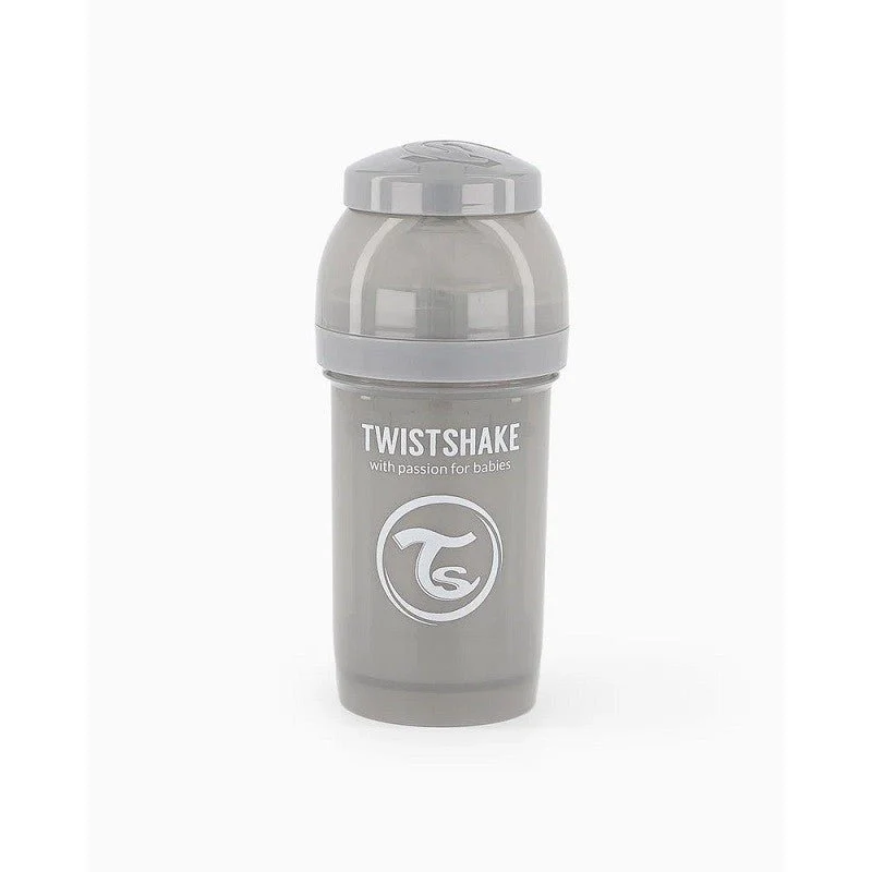 Twistshake Biberón Anticólico Gris 180ml
