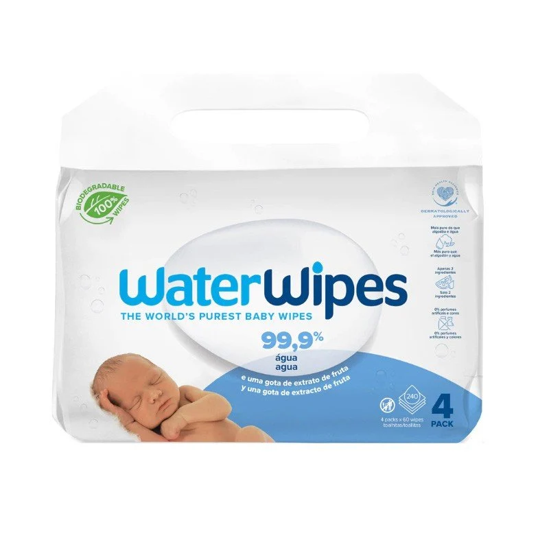 WaterWipes Caja con 4x60 unidades