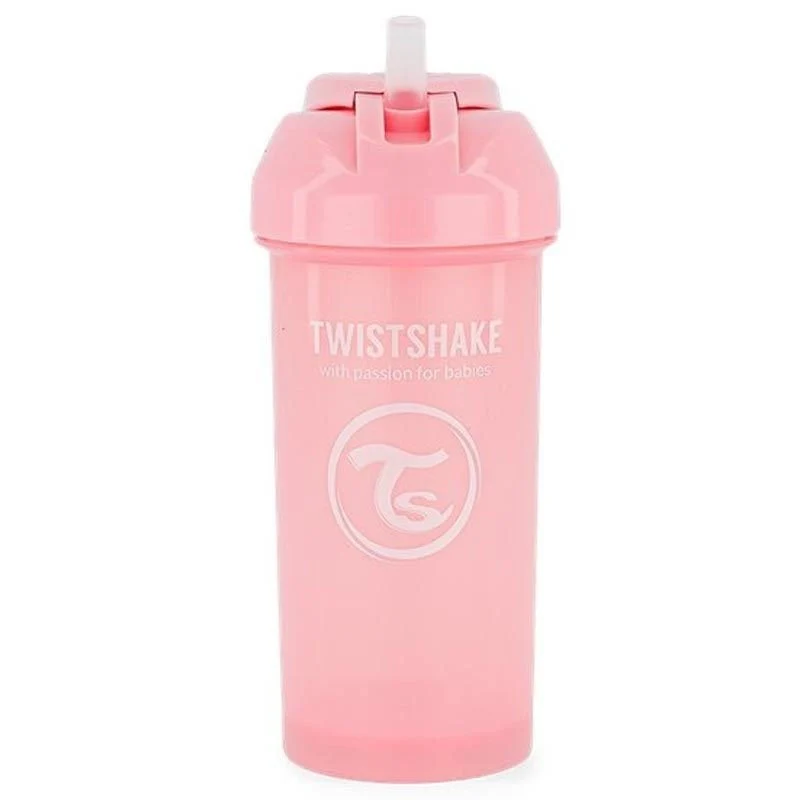 Twistshake Straw Cup +6m Rosa 360ml
