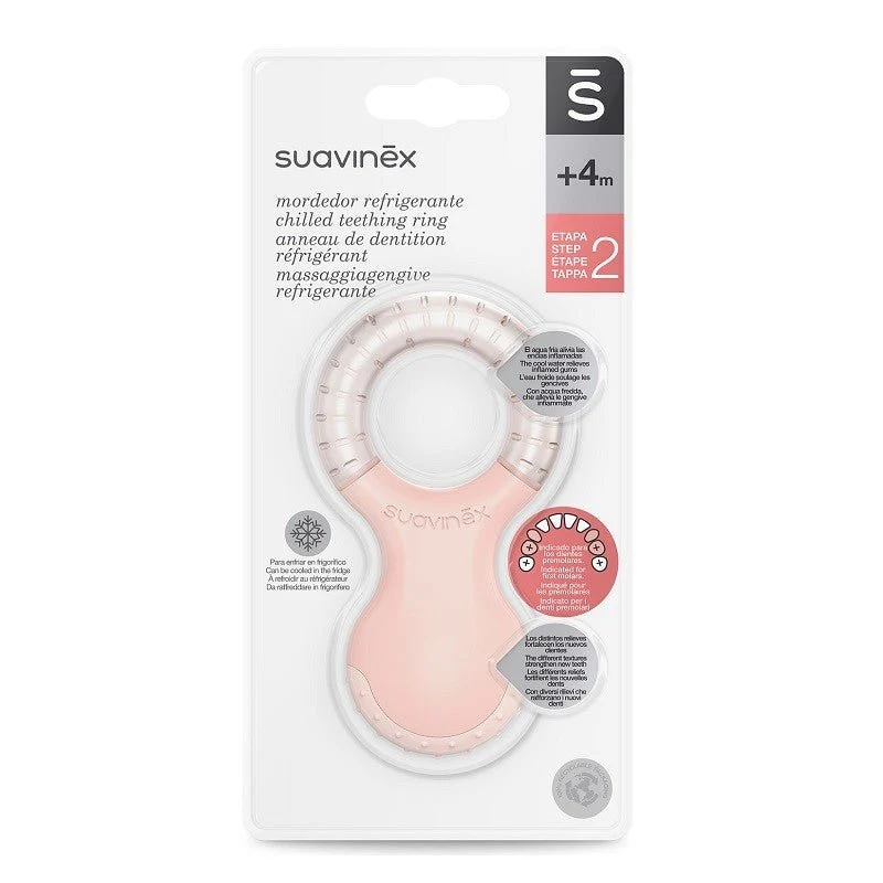 SUAVINEX Mordedor Refrigerante +4m Etapa 2 color Rosa