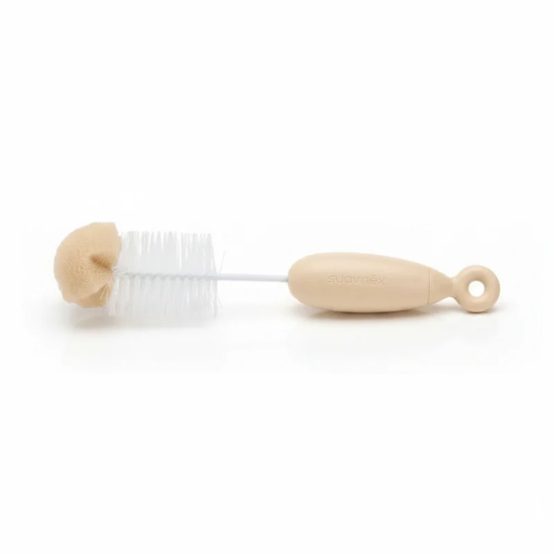 SUAVINEX Cepillo Limpiabiberón Duo color Beige 1ud