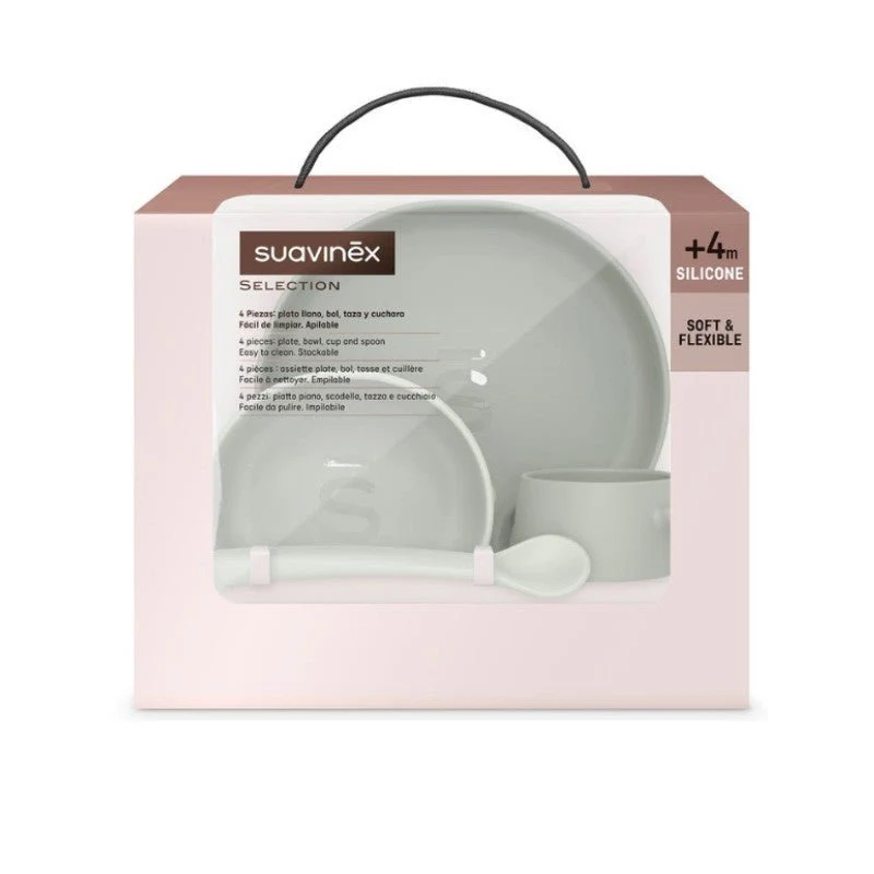 SUAVINEX Vajilla Infantil de Silicona Intense Colour