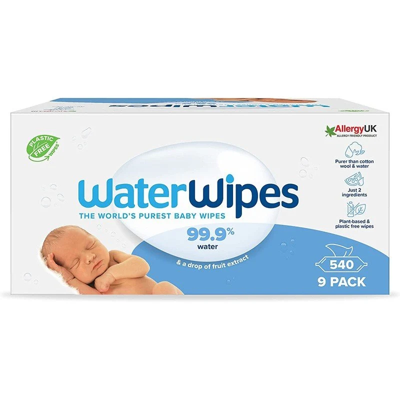 WaterWipes Caja con 9x60 unidades