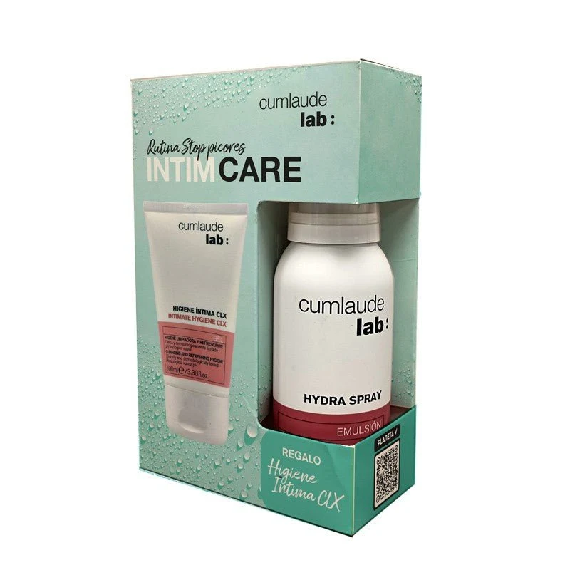 CUMLAUDE LAB Pack Hydra Spray 75ml + Gel Higiene Íntima CLX 100ml Regalo