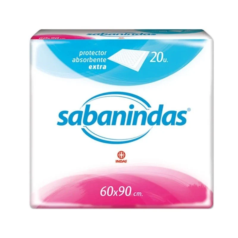 SABANINDAS Extra Protector Absorbente Maxi 60x90cm 20 uds