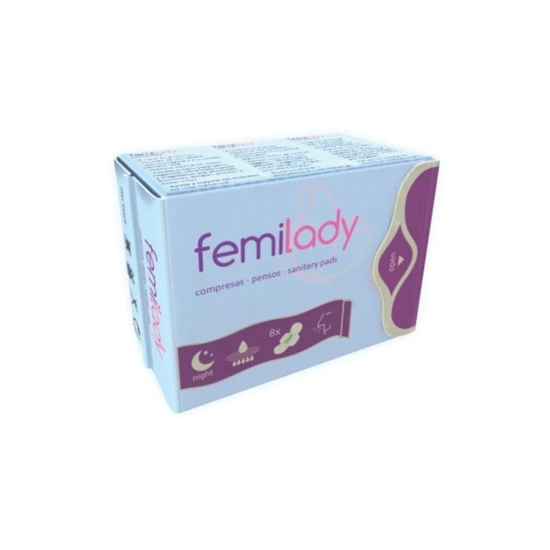 Femilady Compresa Noche 8 Capas 8 Unidades