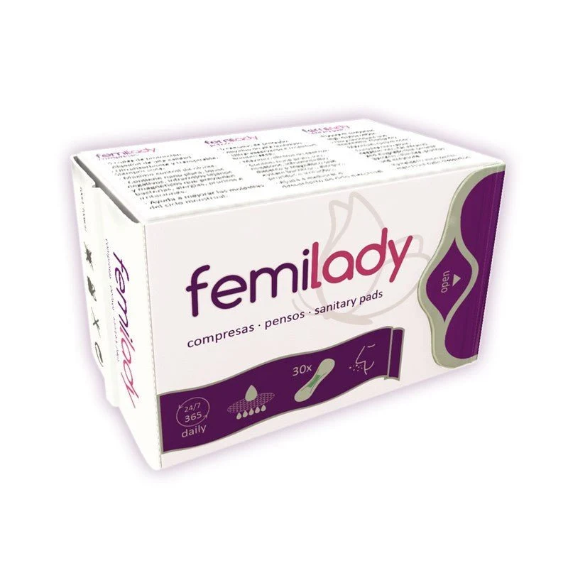 Femilady Compresas Sin Alas 8 Capas 30 unidades