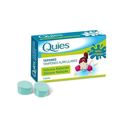 Quies Tapón Silicona Natación Infantil 6 unidades
