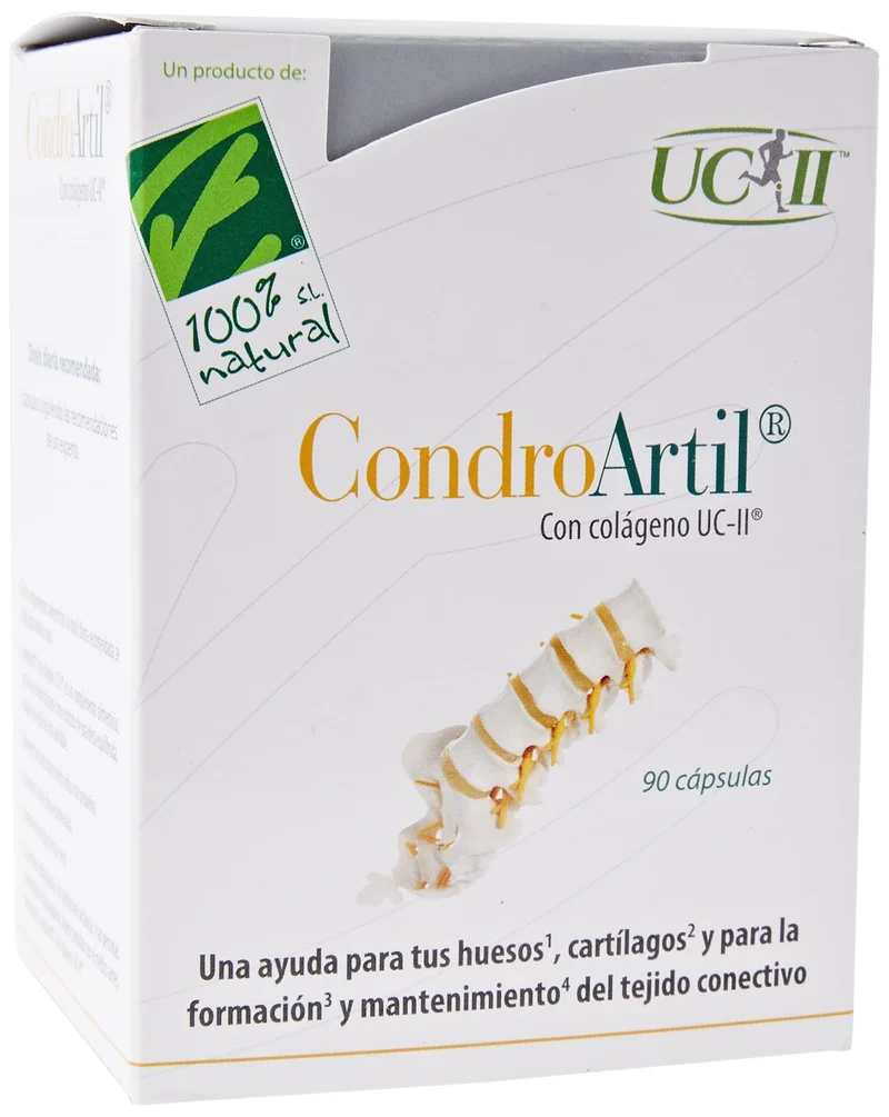 100% Natural Condroartil Con Colágeno Uc-Ii 90 Cápsulas
