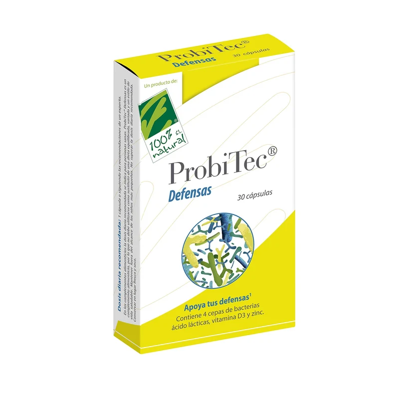 100% Natural Probitec Defensas 30 Cápsulas