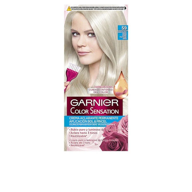 Garnier Color Sensation S9 Rubio Platino Ceniza 120 Gr