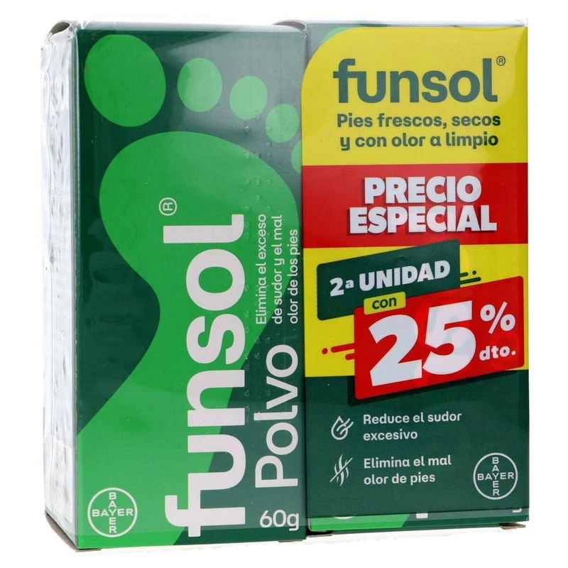 FUNSOL Polvo DUPLO 2x60gr【PACK OFERTA】