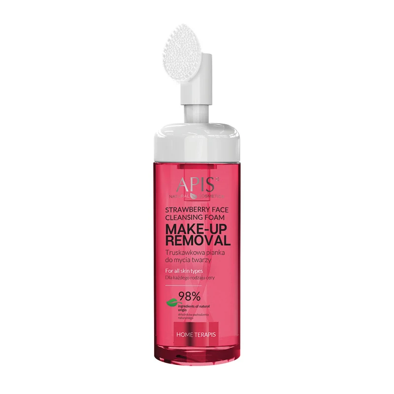 Espuma limpiadora facial con extracto de fresa, 150 ml