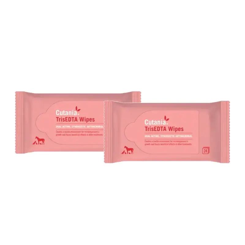 Vetnova Cutania TrisEDTA Wipes 24 toallitas, pack 2