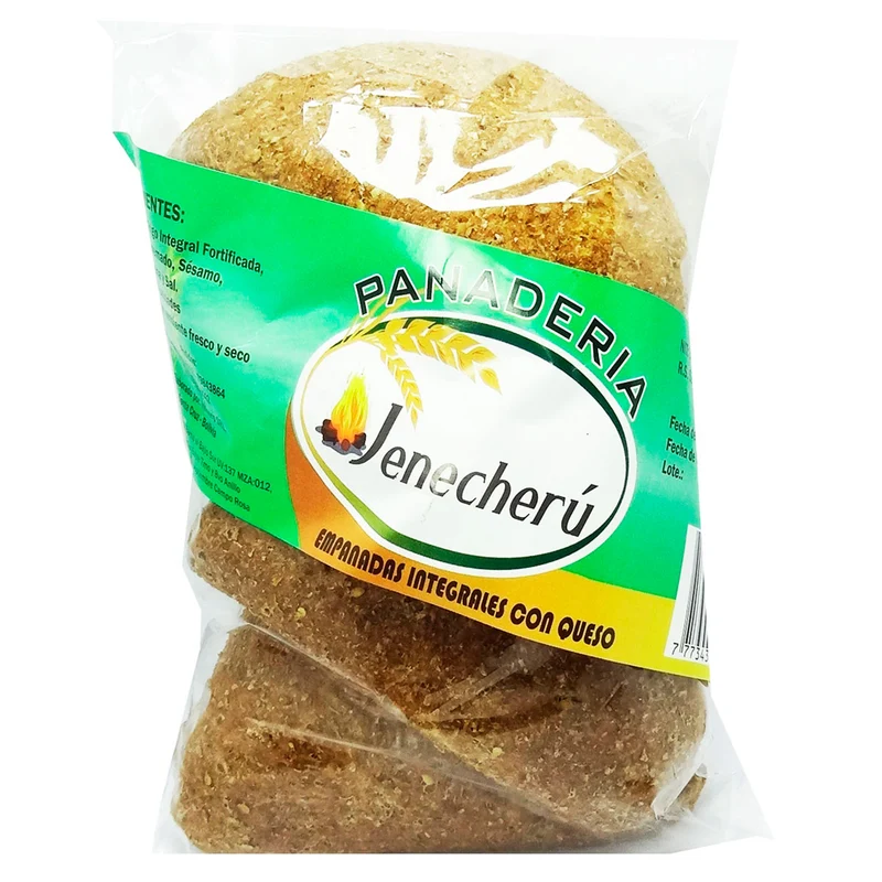 Jenecheru Empanadas Integrales Con Queso Empaquetado X 4 Unidades
