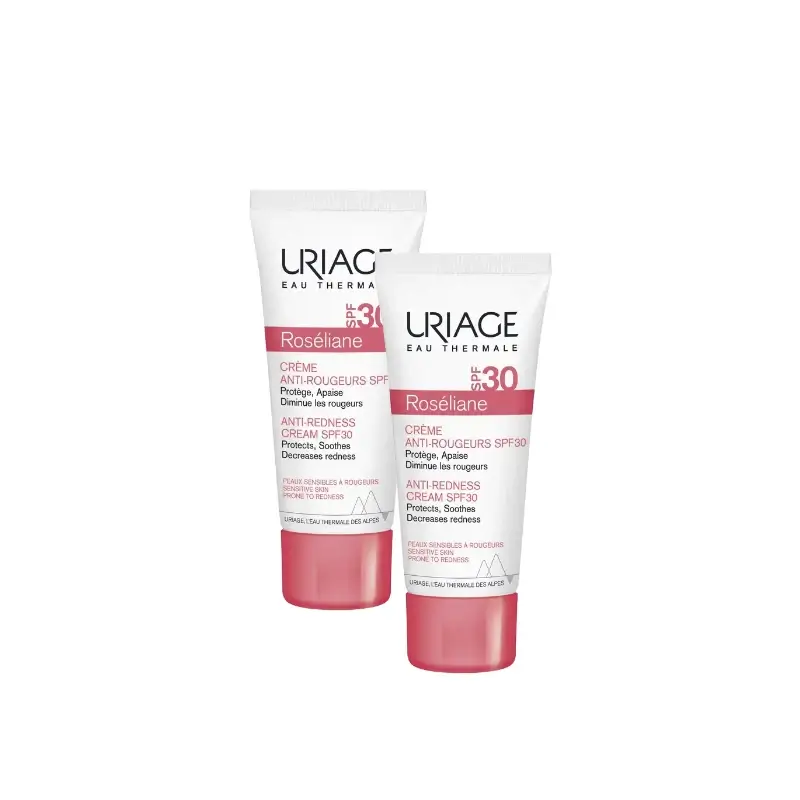 Uriage Roséliane Crema Anti-Rojeces SPF30 40 ml, pack 2