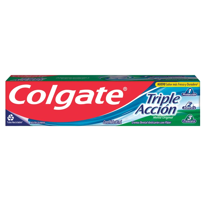 Crema Dental Colgate Triple Acción X 90G