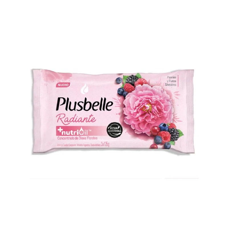 Plusbelle Jabon Tripack Radiante 3 Unidades X 125G