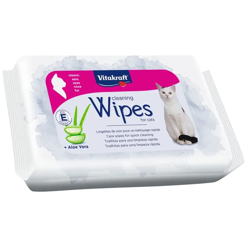 Vitakraft Toallitas Higiénicas Aloe Vera 10x20 unidades