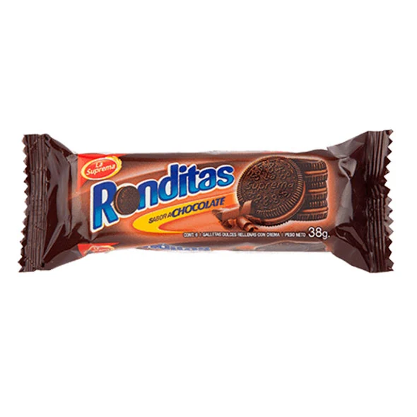 La Suprema Ronditas Galleta Chocolate X 38G