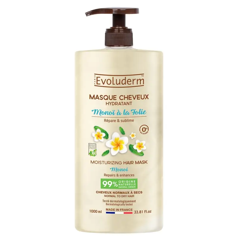Evoluderm Máscara Capilar Monoi, 1000 ml