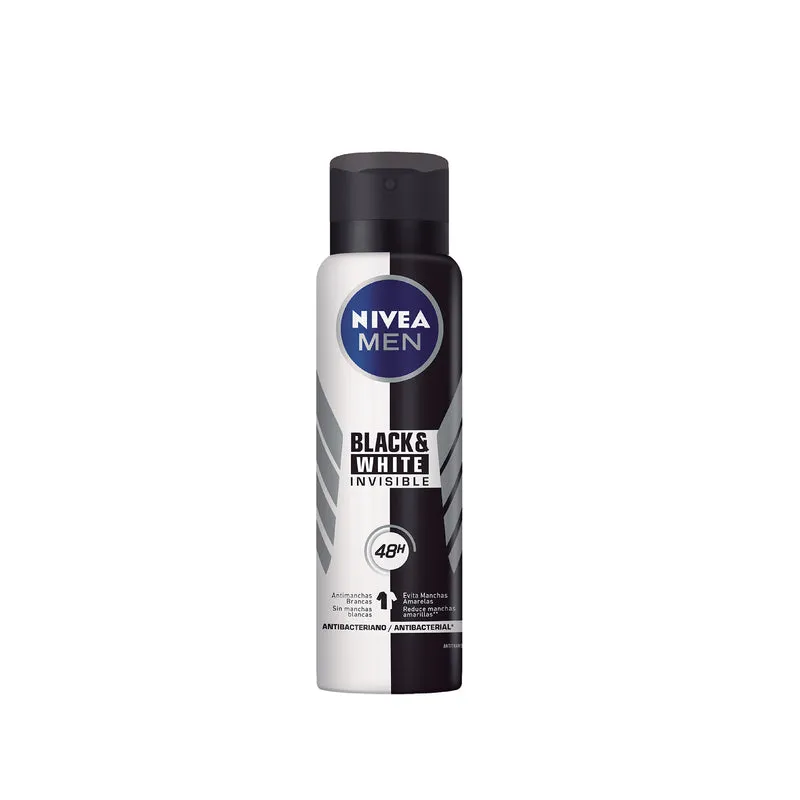 Desodorante Nivea Invisible Spray Black And White X 150 Ml