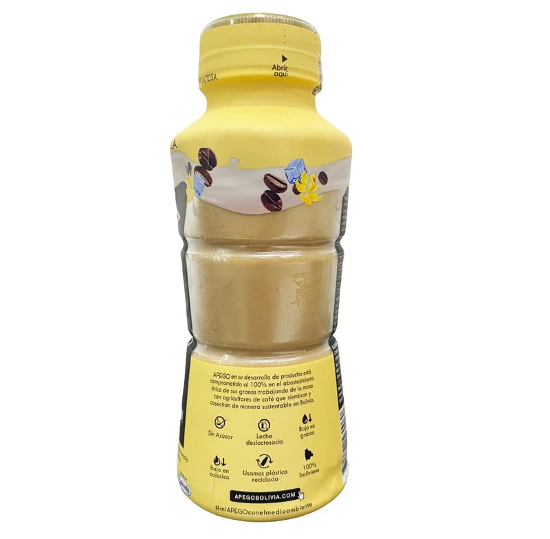 Apego To Go Leche Con Cafe Sabor Vainilla Sin Azucar X 300Ml