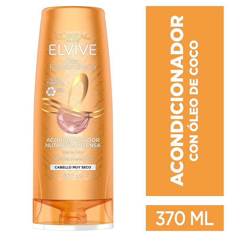 Acondicionador Elvive Oleo Coco - Cabello Muy Seco X 370Ml