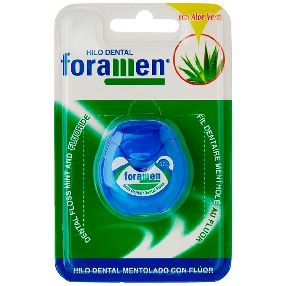 Hilo Dental Foramen Mentolado Con Flúor X Unidad