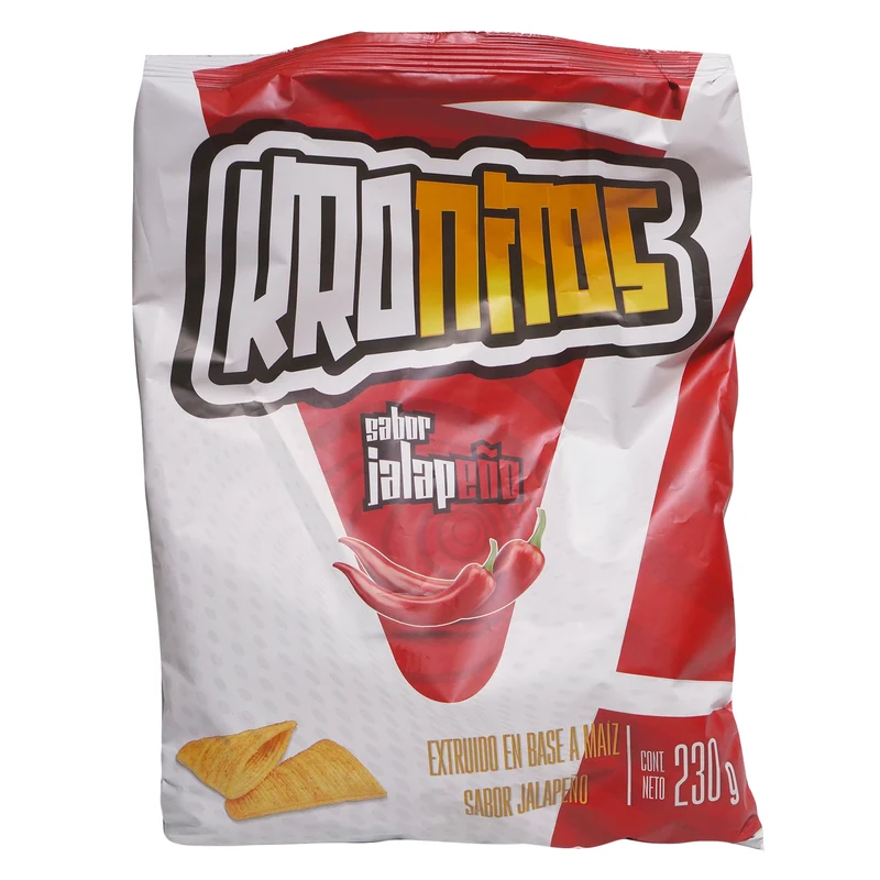 Kronitos Nachos Sabor Jalapeno X 230G