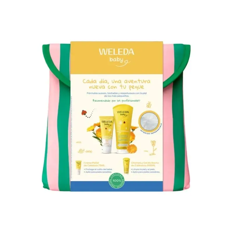 Rutina Baby Caléndula con neceser para verano, 200+75 ml