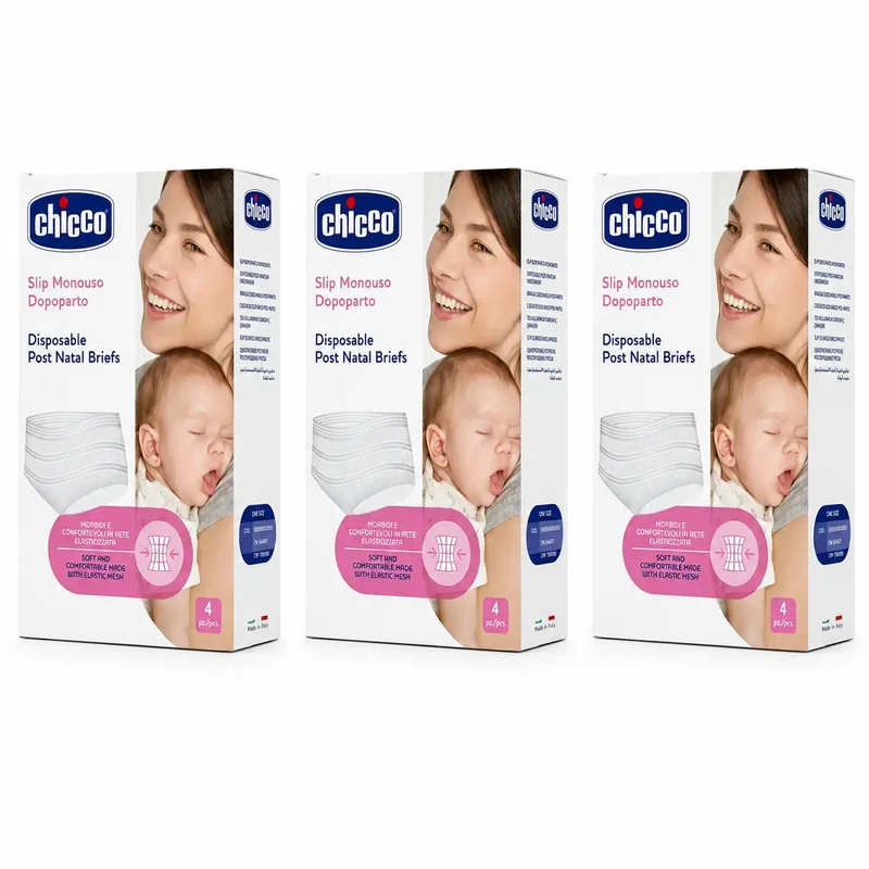 Chicco Braga Monouso Malla 4 Unidades , pack 3