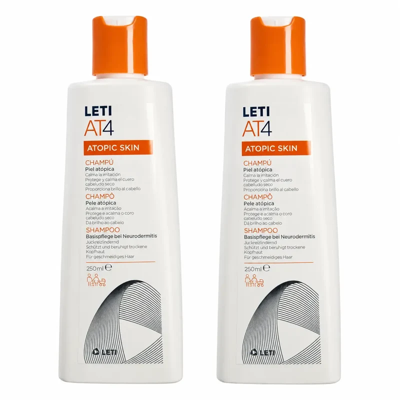 Letiat4 Champú, 250 ml pack 2