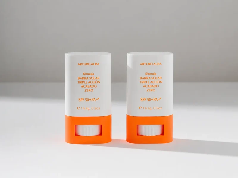 Arturo Alba Formula Barra Solar Triple Acción Acabado Zero 50+Spf 14, 4G , pack 2